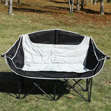 NNETM 2-Person Folding Loveseat Camping Chair Outdoor