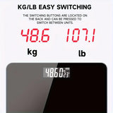 NNETM Durable Electronic Body Weight Scale - High Precision, Battery-Powered (Black)