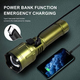 NNETM Flashlight Rechargeable with Fresnel Lens