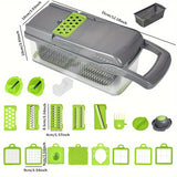 NNETM 22-in-1 Manual Vegetable Chopper Slicer Cutter Set