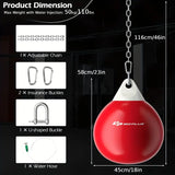 NNETM 50kg Heavy-Duty Water Punching Bag(Red)
