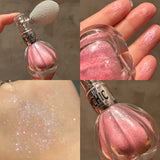 Pink Pumpkin Bottle Highlighter Spray Fine Glitter Mist
