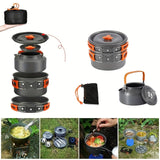 NNETM Ultra-Light Aluminum Camping Cookware Set
