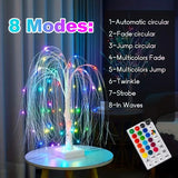 NNETM Christmas Radiance: LED Colorful Willow Tree Lights