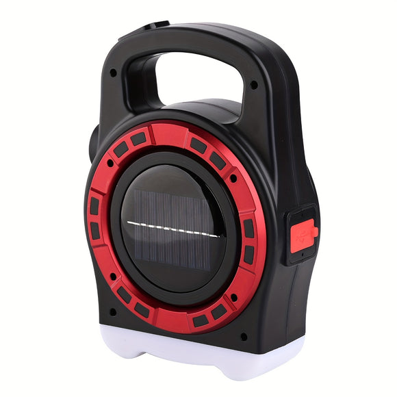 NNETM Multifunctional Outdoor Solar Camping Light with COB Spotlight