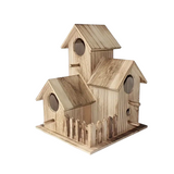 NNETM Lovely Bird's Nest - Villa Style Wooden Birdhouse