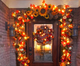3M Red Maple Leaf String Lights – 20 LED Warm Glow Battery-Operated
