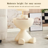 NNETM Side Table with Removable Tray & Storage