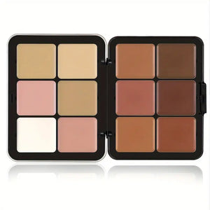 NNETM 12 Color Correcting Concealer Long Lasting Full Coverage Cream Foundation Palette