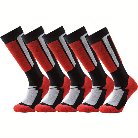 NNETM Men's Thermal Winter Socks Knit Warm (5 Pairs)