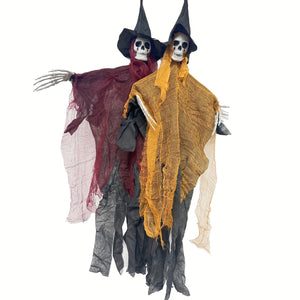 NNETM Halloween Skeleton Grim Reaper Hanging Decorations (2pcs)