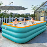 NNEOBA Large Inflatable Family Swimming Pool (260x170x56cm)