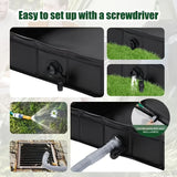 NNETM Camping Foldable RV Shower Pan Outdoor Basin