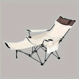 NNETM Portable Folding Chair with Pillow & Cup Holder