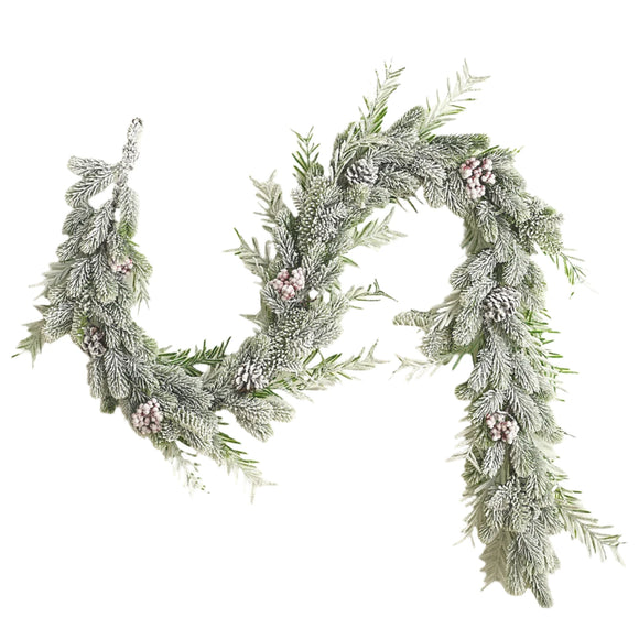 NNEOBA Red Berry Christmas Wreath Holiday Decor