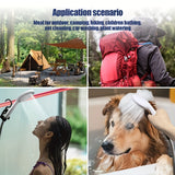 NNETM Portable Camping Shower with Rechargeable Battery