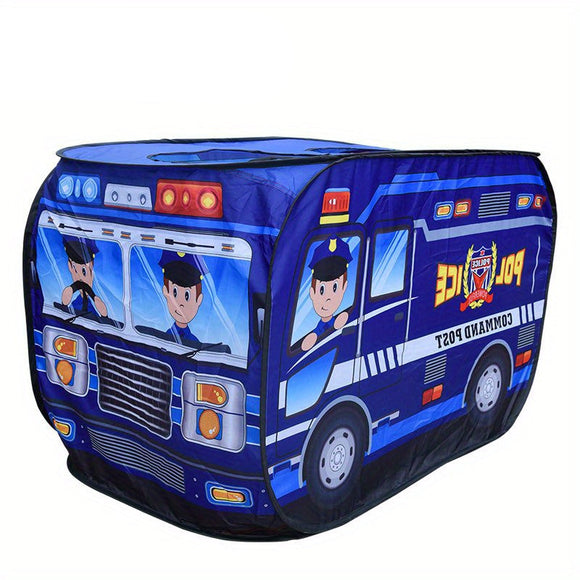 NNETM Police Car Play Tent with Sunroof
