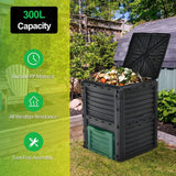 NNETM Garden Compost Bin with Rotate Function