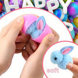 NNETM 32pcs Easter Eggs and Bunny Set Decorations