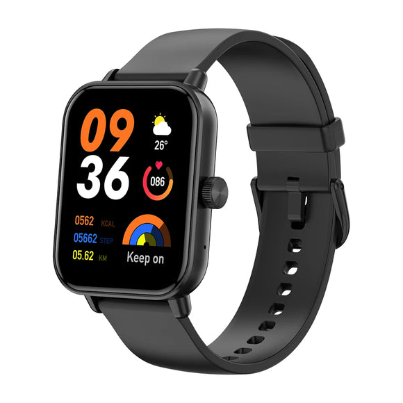 NNEOBA Voice Calling Smart Watch Screen Health Monitor (Black)