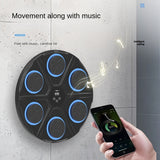 NNETM Smart Music Boxing Wall Trainer with Gloves
