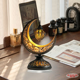 NNETM Crescent Moon Lantern Tabletop Acrylic Decor for Ramadan