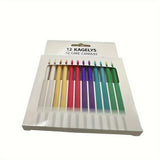 12pcs Colorful Flame Decorative Birthday Cake Candles
