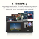 NNETM Dual Lens Dash Cam with Night Vision