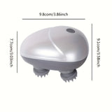 NNETM Octopus Scalp Massager - Electric Head Massager(Silvery White)