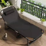 NNETM Sun Lounge Bed with Adjustable Recline
