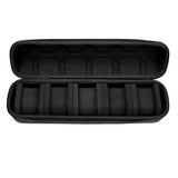 5-Slot Hard Shell Watch Travel Case – Portable Watch Organizer with Soft Cushions & Carry Handle