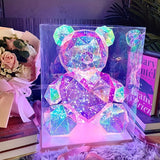 NNETM LED Bear Figurine USB & Battery Powered