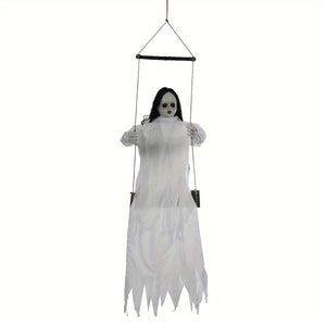 NNETM Sound Control Halloween Swing Ghost Decoration