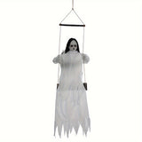 NNETM Sound Control Halloween Swing Ghost Decoration