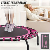 NNETM 40-Inch Fitness Trampoline for Adults & Outdoor Use