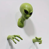 NNETM 1pc Green Eyes Alien Moto