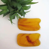NNEOBA 7-Piece Gua Sha Massage Tool Set Amber Scraping Boards