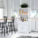 NNECW Storage Cabinet Display Shelf with Durable Material for Bathroom