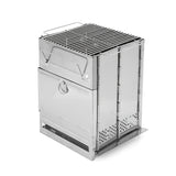 NNETM Folding Stainless Steel Camping Stove Mini Portable