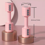 NNETM Adjustable Weighted Dumbbells Set (2-5kg/4.41-11.02lbs) - Pink