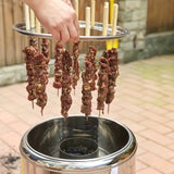 NNETM Charcoal Grill with 30 Skewers