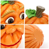NNETM Ghoulishly Glamorous Pumpkin Resin Art