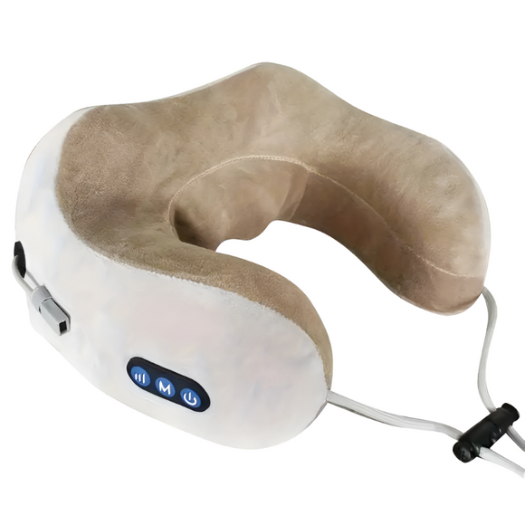 NNETM Electric Neck Massager with Heat - U-shaped Massage Pillow
