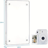 NNETM 20pcs Acrylic Magnetic Photo Frames – Mini Refrigerator Picture Frames