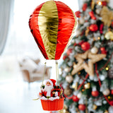 88.9cm Santa Claus Hot Air Balloon Christmas Hanging Decoration