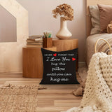 NNETM "I Love You" Hug Throw Pillow Cover