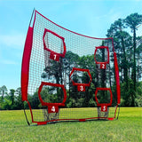 NNETM Football Outdoor Target Throwing Net with 5 Pockets