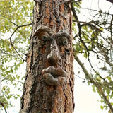 NNETM 3Pcs Tree Faces - Tree Hugger Statues
