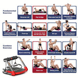 NNETM 6-in-1 Abdominal Trainer Home Body Shaping Machine