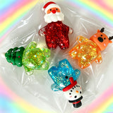 4-Piece Christmas Squishy Toy Set